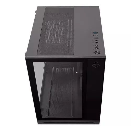 Gabinete Gamer Mancer CV100, Mid-Tower, Lateral De Vidro, Branco, Novo, Lacrado - Foto 2