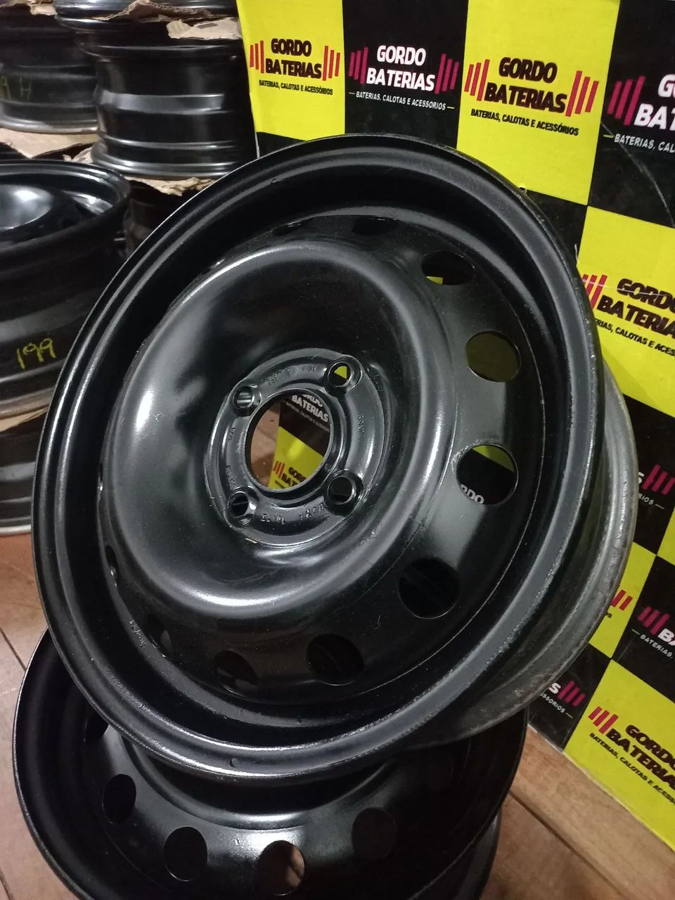 Roda aro 14 Peugeot 106 206 207 208 e Partner. R$149,00 a roda. Disk entrega 
