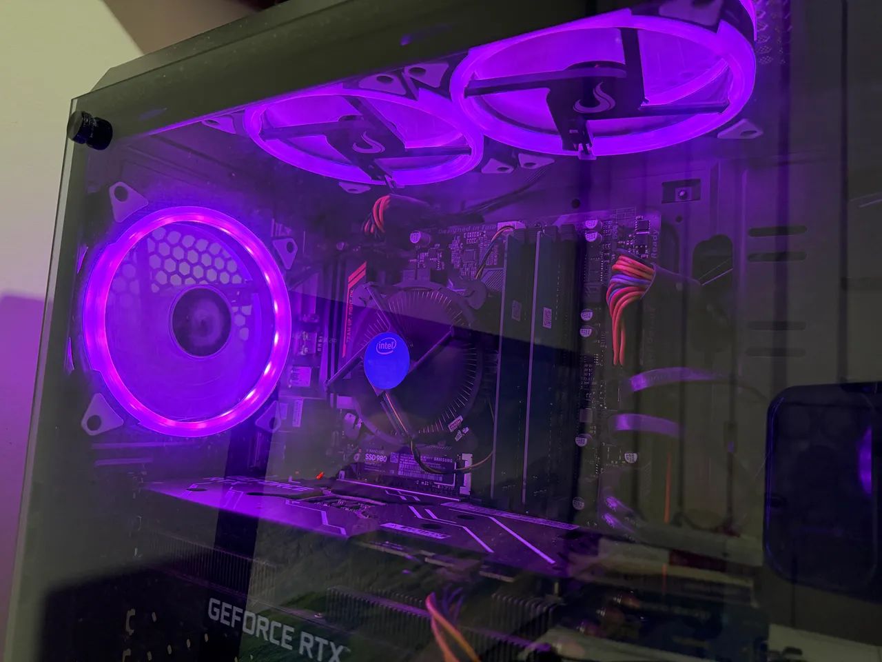 PC Gamer Completo - RTX 3070 + i5 9400F - Muito Bem Refrigerado - Foto 5