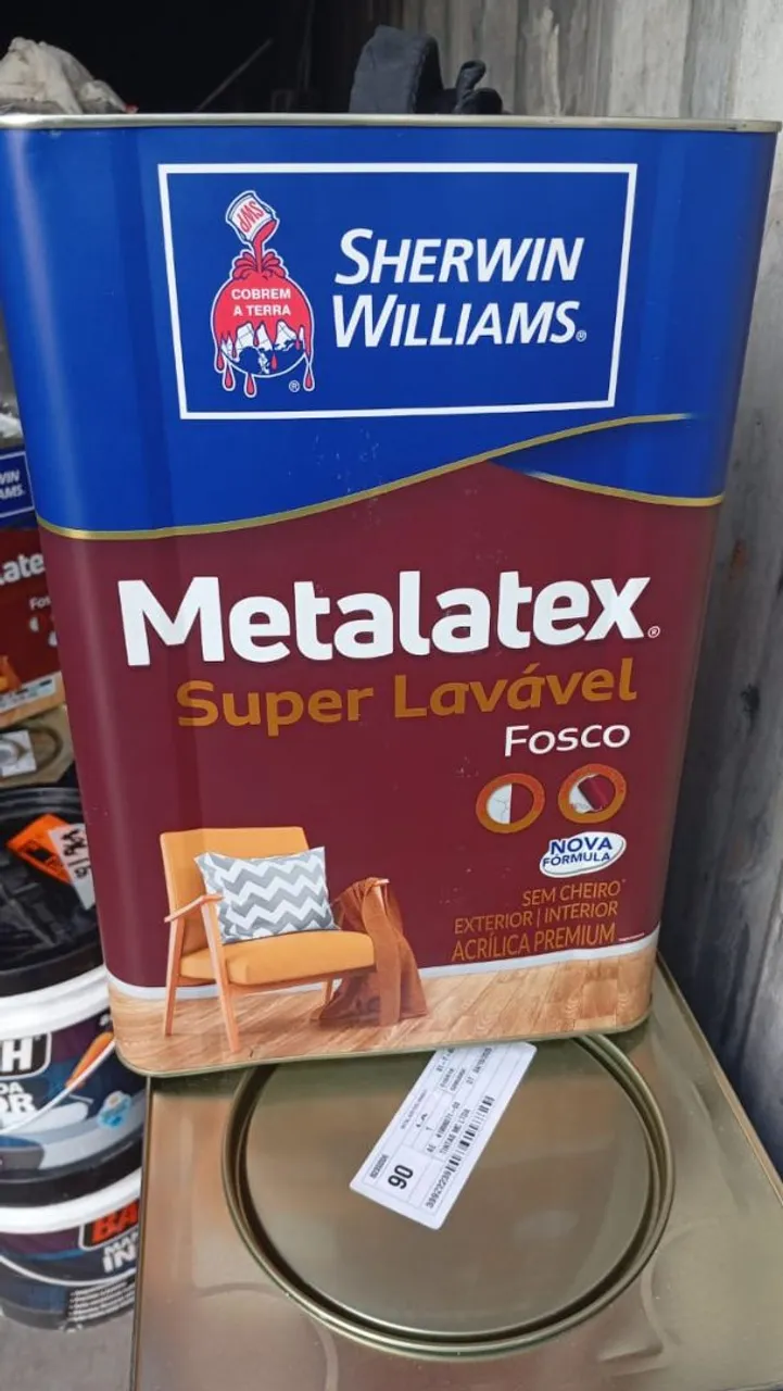 Tinta Metalatex Super Lavável Fosco 90
