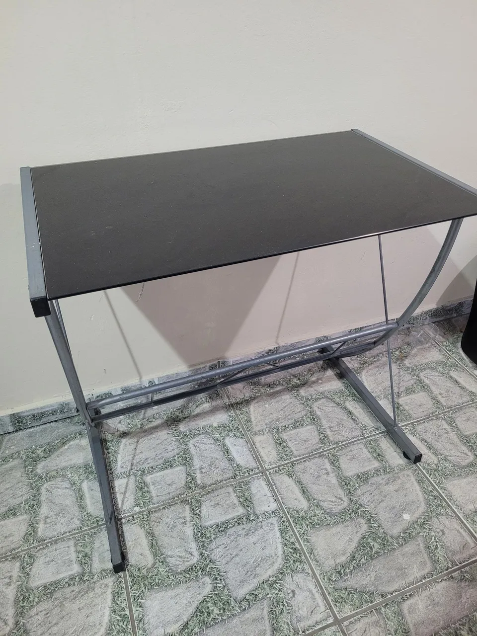 Mesa de Escritório em Vidro Temperado
