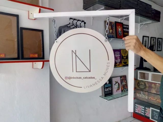 Placa lateral para pequenos comercios  - Foto 2