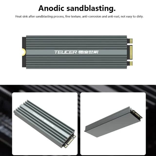 Dissipador de Calor Para NVMe Ssd M.2 2280 - Foto 2