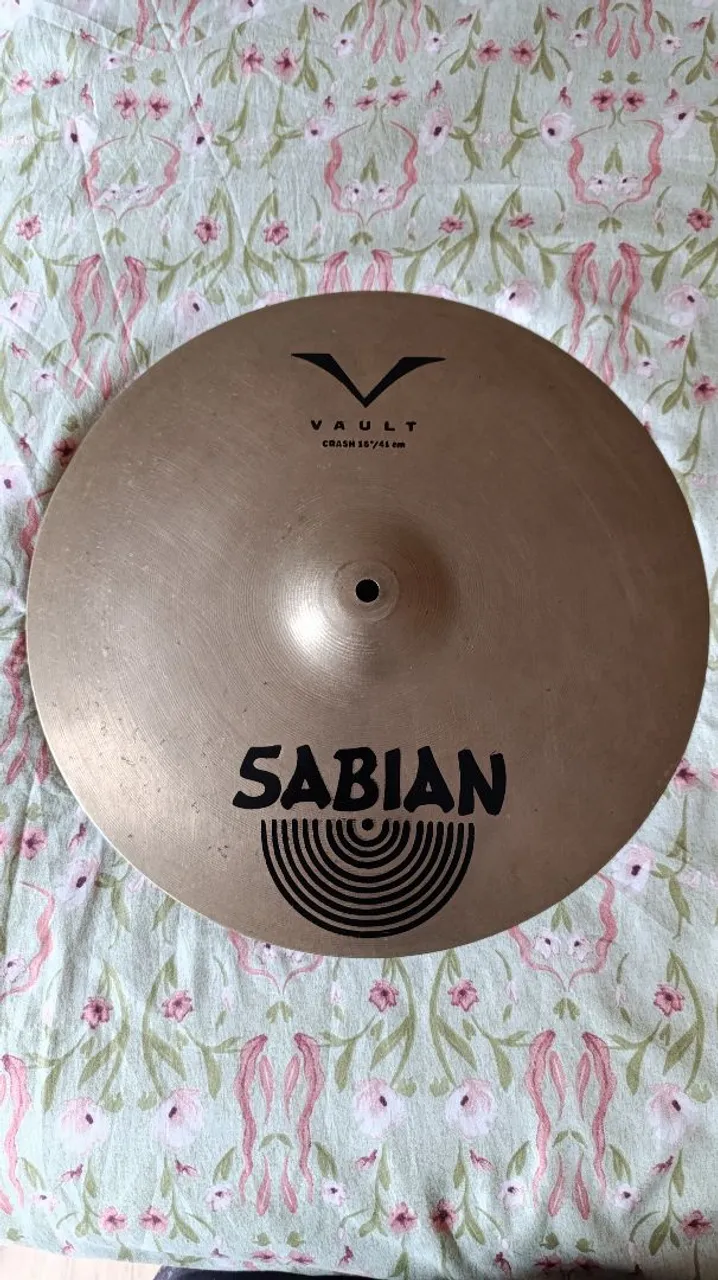 Prato Sabian Vault Crash 16 Bronze B20