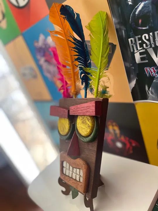 Máscara Crash Bandicoot Aku Aku  - Foto 4