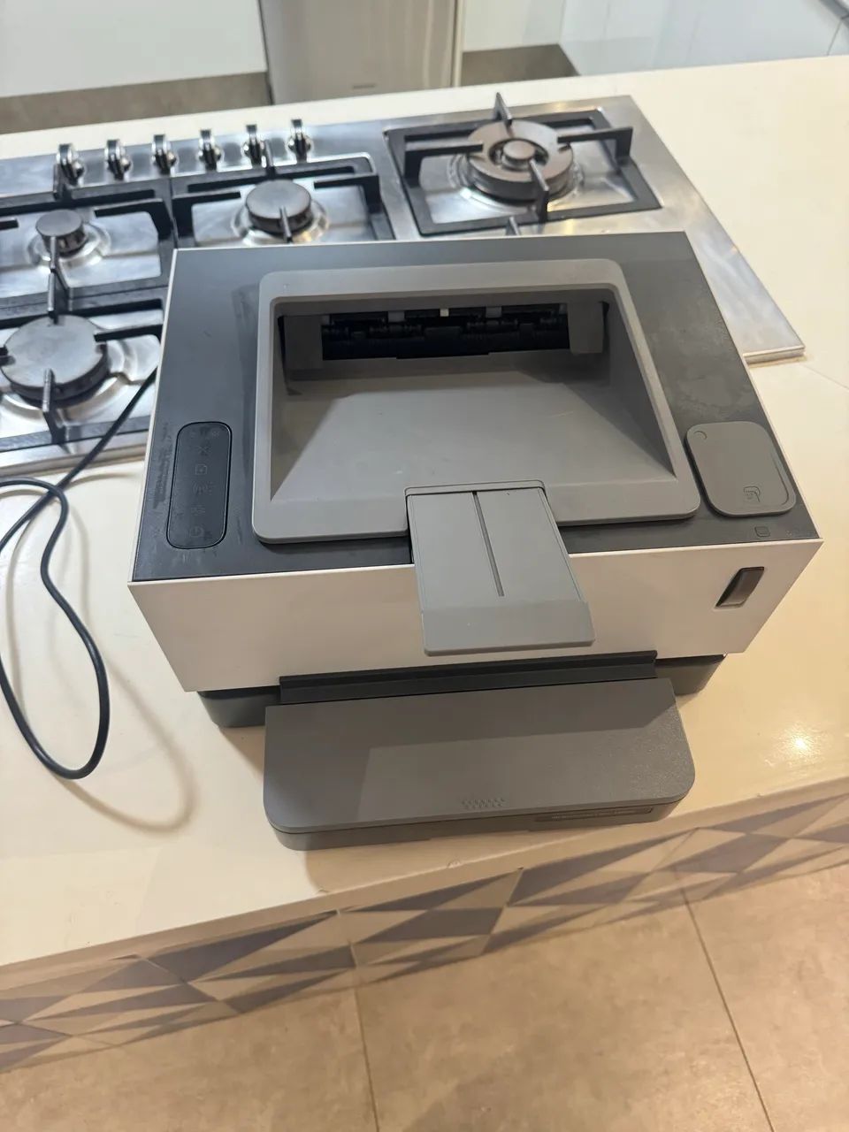 Impressora a laser Hp Neverstop sem fio Wi-Fi Flex, cor branca64407468365954121