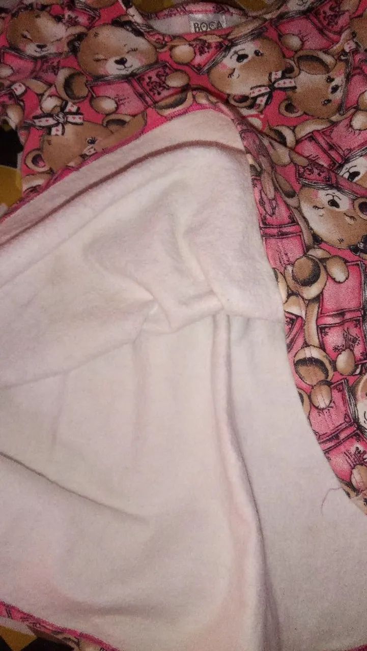 Vestido Infantil Ursinho Rosa - Foto 4