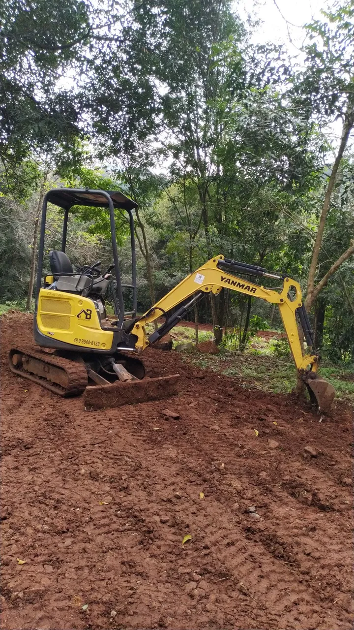Mini escavadeira yanmar vio17
