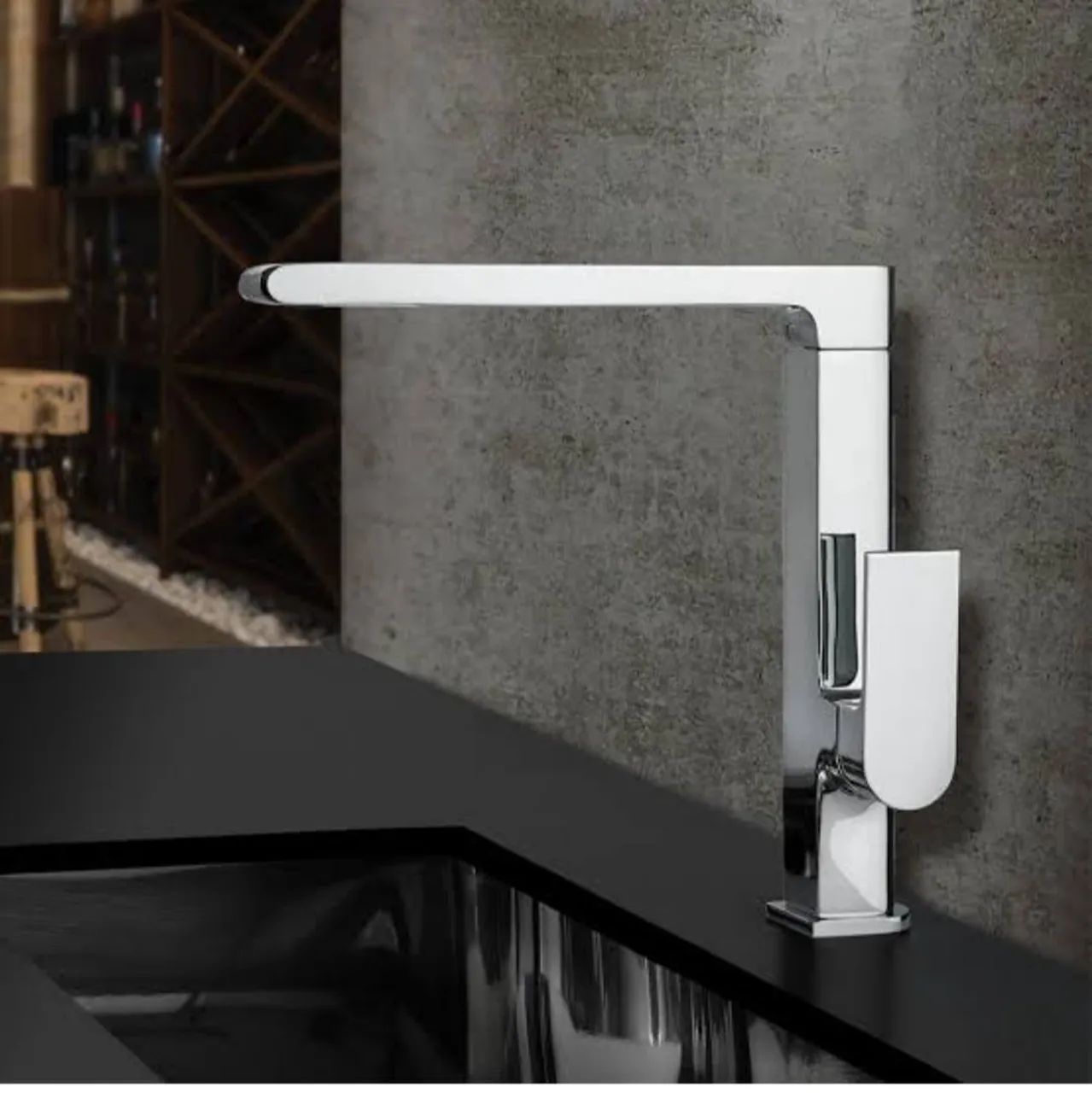 Monocomando Cozinha Cromado 2257 C78 Lorenzetti 