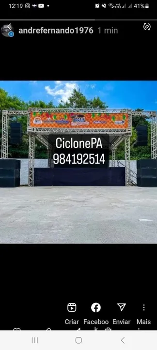Aluga-se som luz para eventos - Ciclone PA zzp *