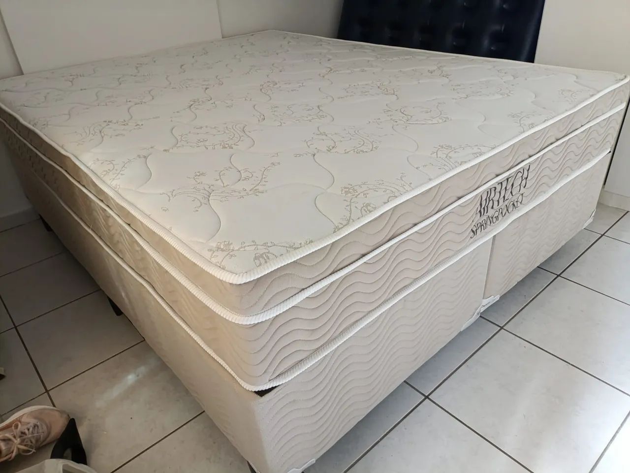 Cama Box Airtech Spring Pocket Queen size Conforto e Qualidade