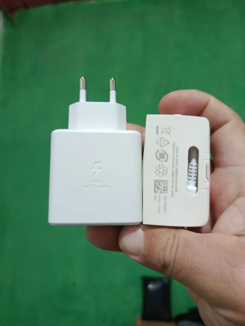 CARREGADOR TURBO SAMSUNG 45W USB-C C/ CABO TIPO-C, TIPO-C BRANCO. LEIA A DESCRIÇÃO - Foto 3
