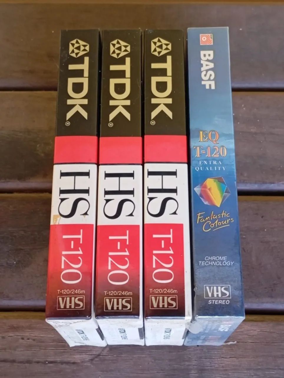 Fitas VHS lacradas - 4 unidades