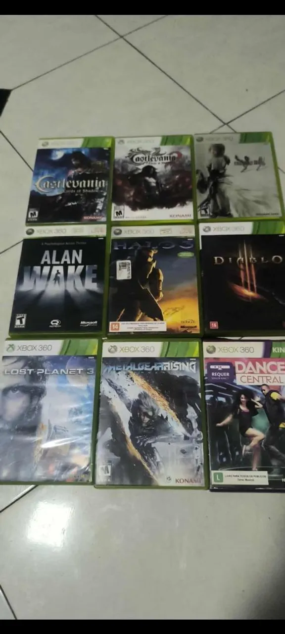 Jogos originais Xbox 360 - Castlevania, Alan Wake e Mais!