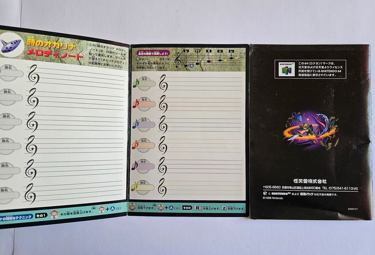 The Legend of Zelda: Ocarina of Time Com Manual- Nintendo 64