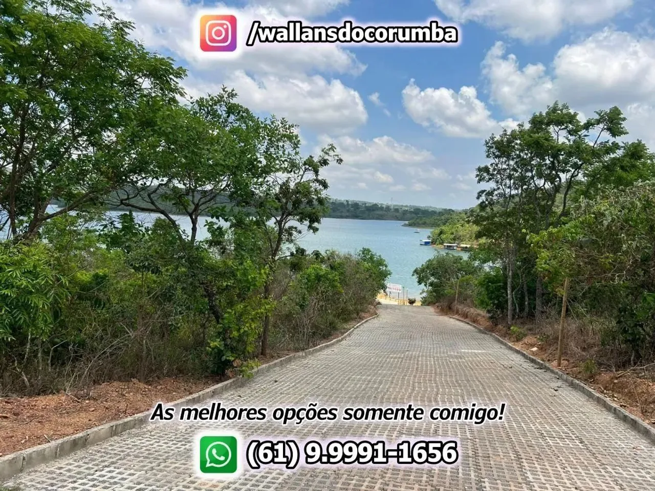 Chácara Barata no Lago Corumbá 4, 1.000m2, Parcelamento direto com Proprietário!