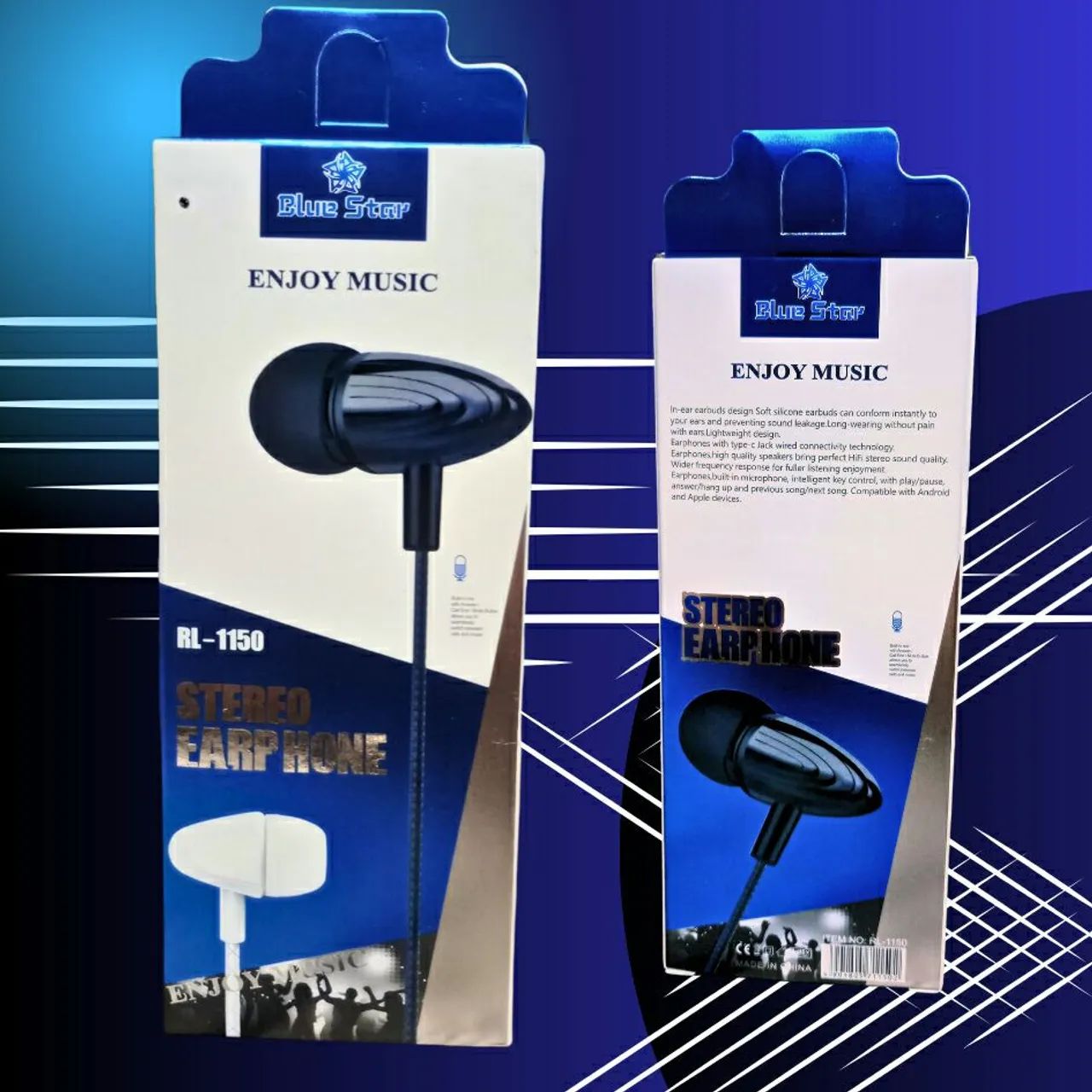 Fone de ouvido com fio e com  microfone - Foto 3