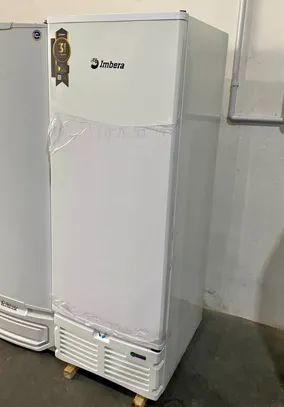 Freezer vertical 560 litros tripla ação imbera com 3 anos de garantia (alef)