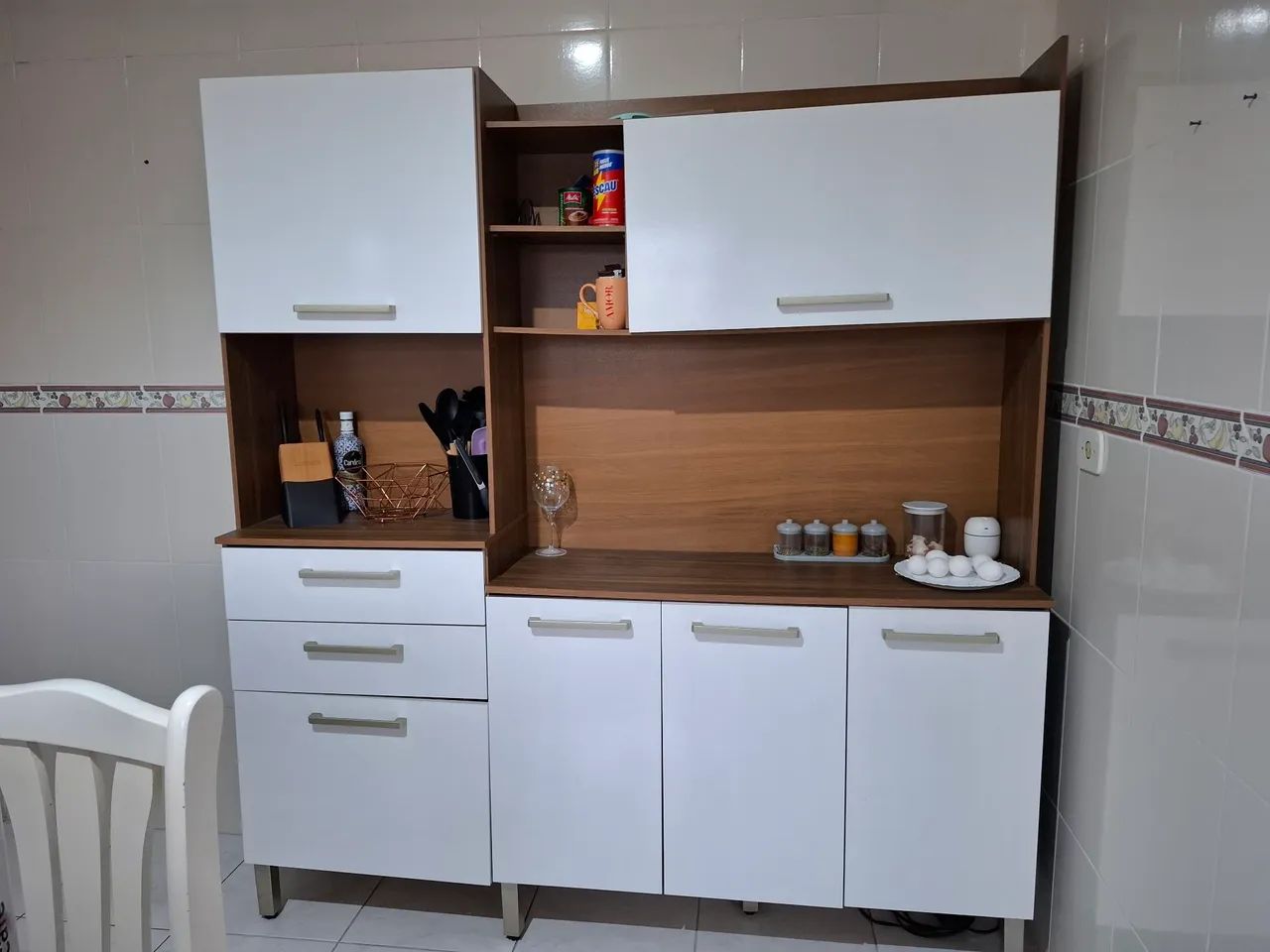 Armário de Cozinha Completo Branco