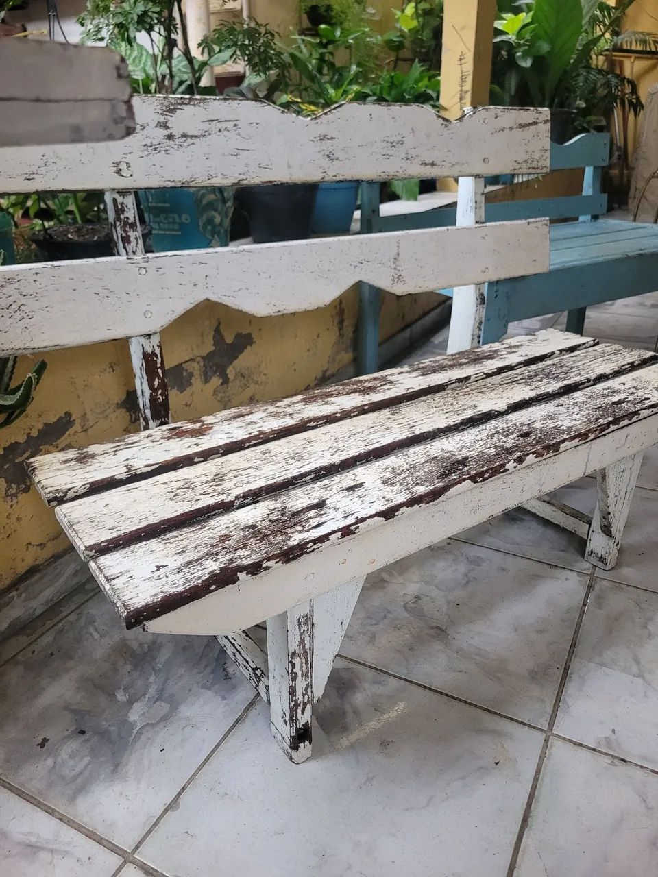 Bancos de Madeira Rústicos para Jardim: - Foto 2