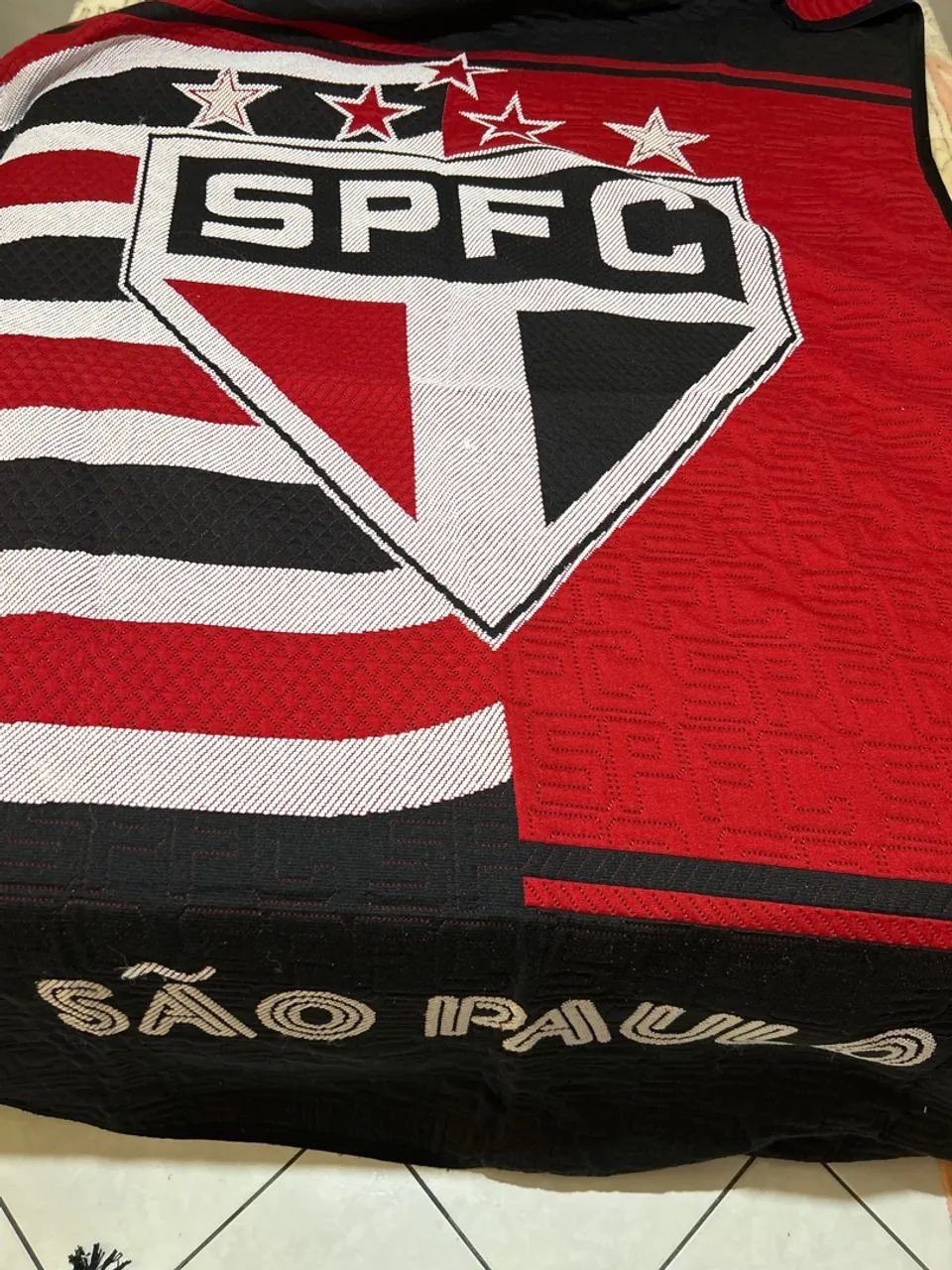Colcha de time São Paulo SPFC