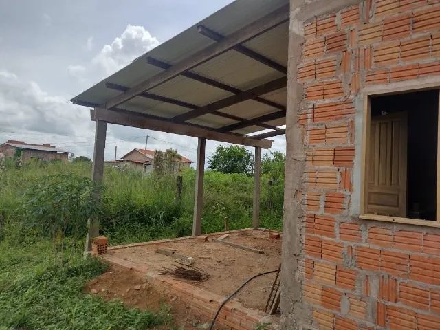 Negocio terreno com casa em fase de acabamento 