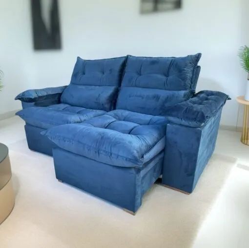 Sofá Rertrail e Reclinavel Imperial 2m. Pronta Entrega. 1012