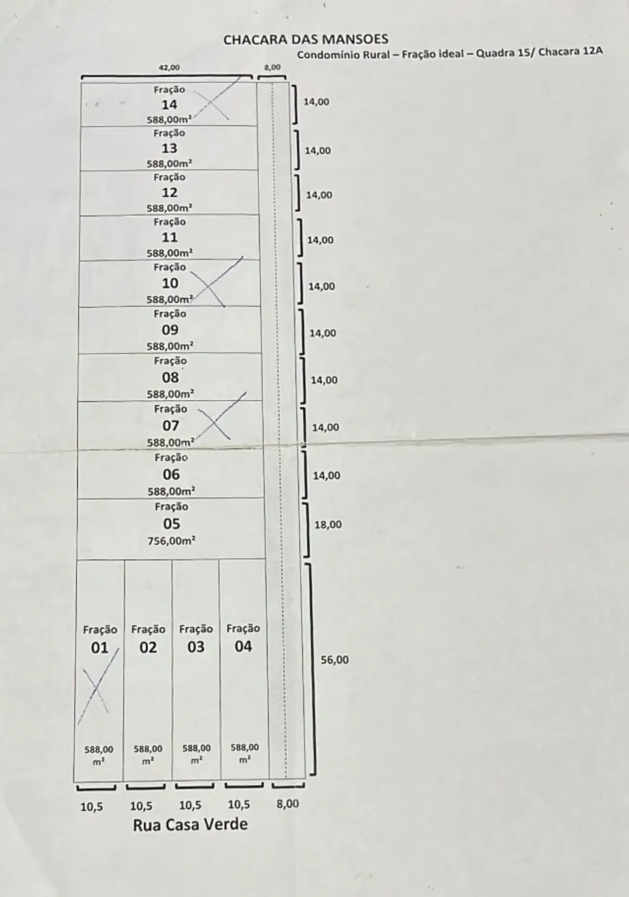 Chácara das Mansões frente pro asfalto 588 m² - 90 mil - vendo barato