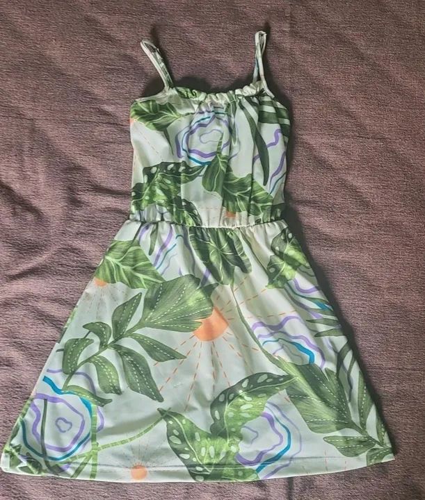 Vestido Infantil Tropical