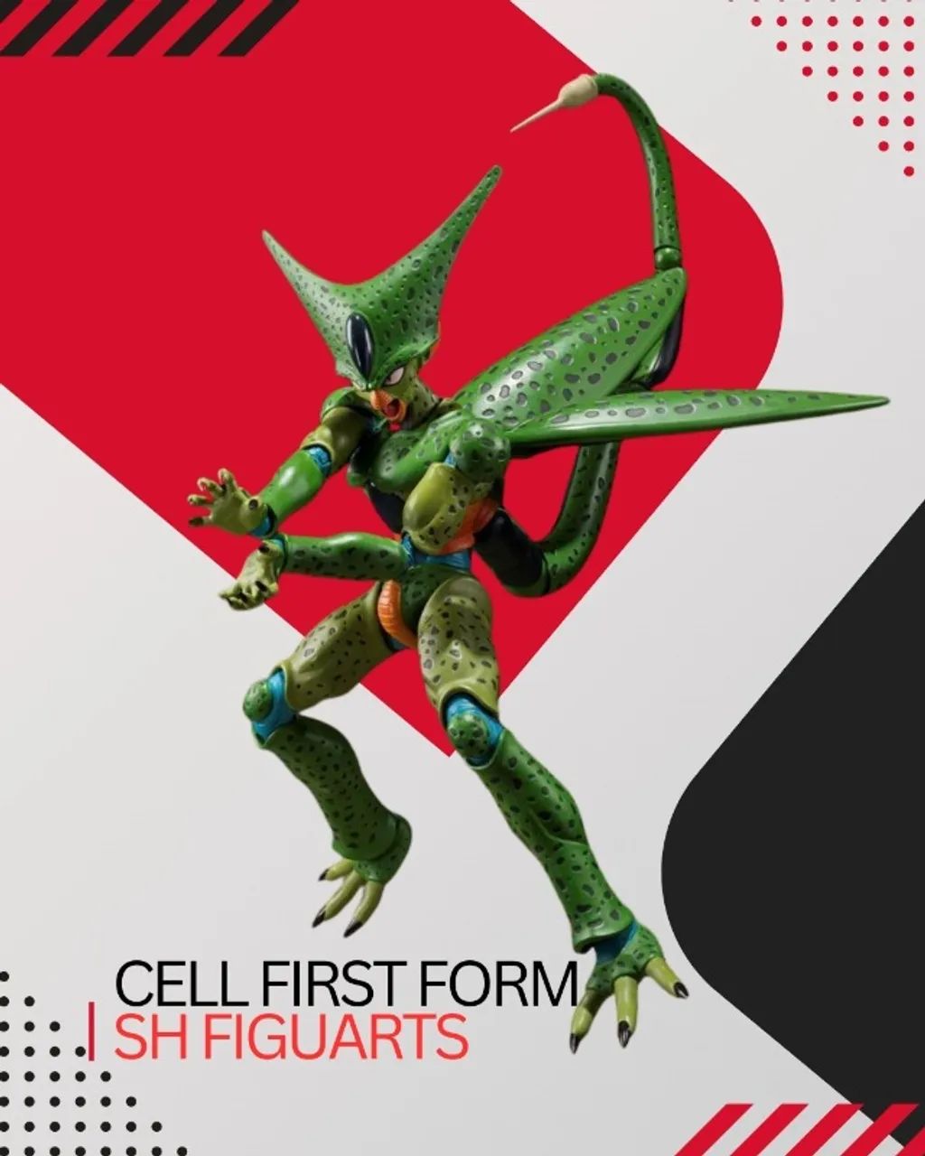 Sh figuarts Cell First Form Dragon Ball Z - Hobbies e coleções