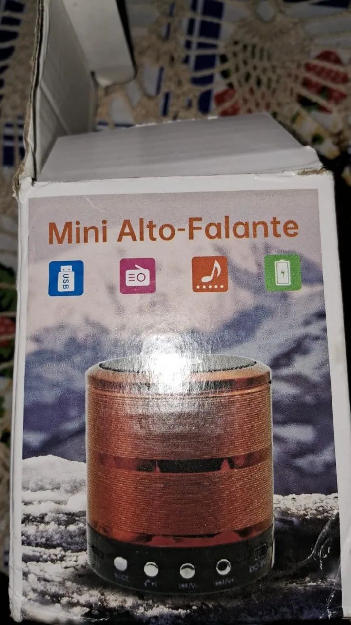MINE CAIXA DE SOM COM BLUETOTH - Foto 4