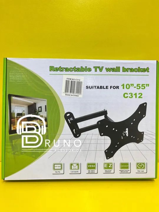 Suporte de Parede para TV Retrátil 10-55 polegadas