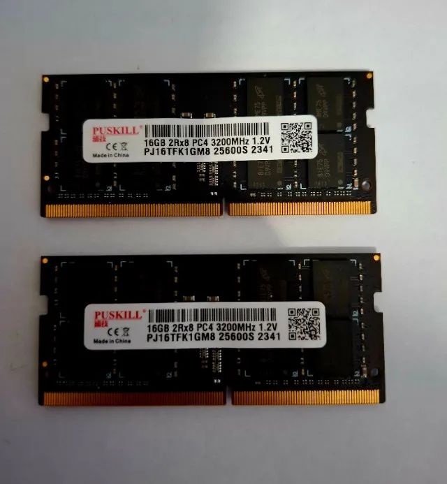 Memória Ram Notebook DDR4 3200Mhz 2x16gb