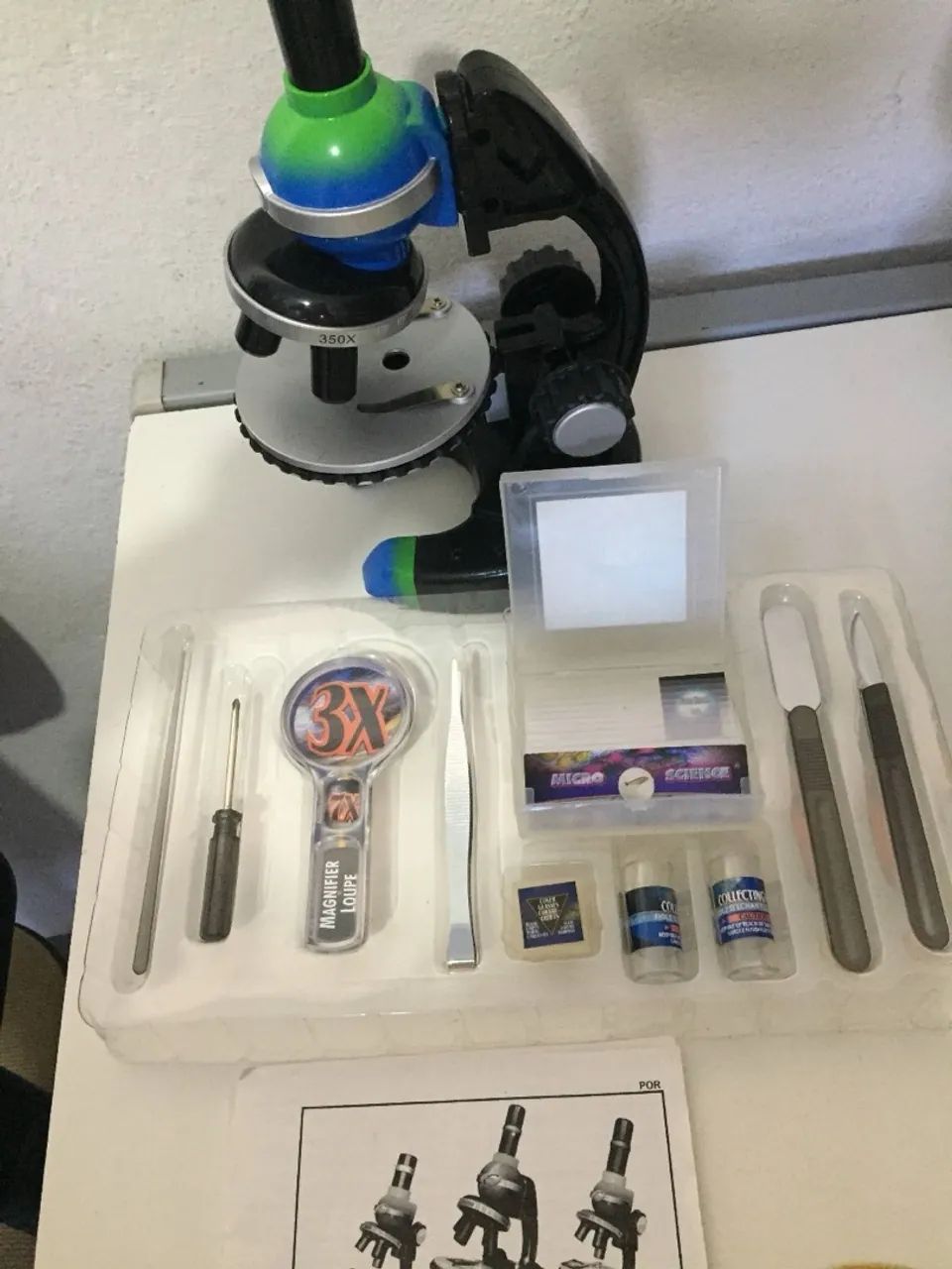Microscópio de brinquedo - MicroSciense - Foto 3