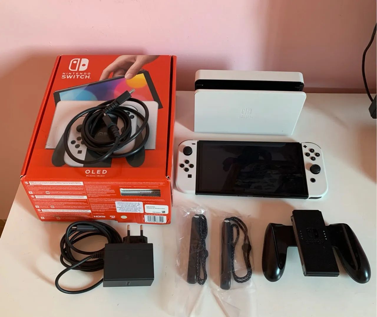 Nintendo Switch OLED Branco  - Foto 5