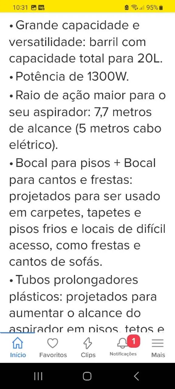 Aspirador Electrolux GT 3000 profissional - Foto 5