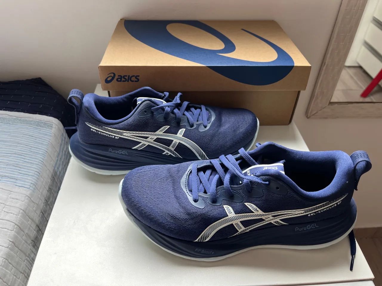 Tênis Asics Gel-Cumulus 27 Azul Marinho - Foto 2