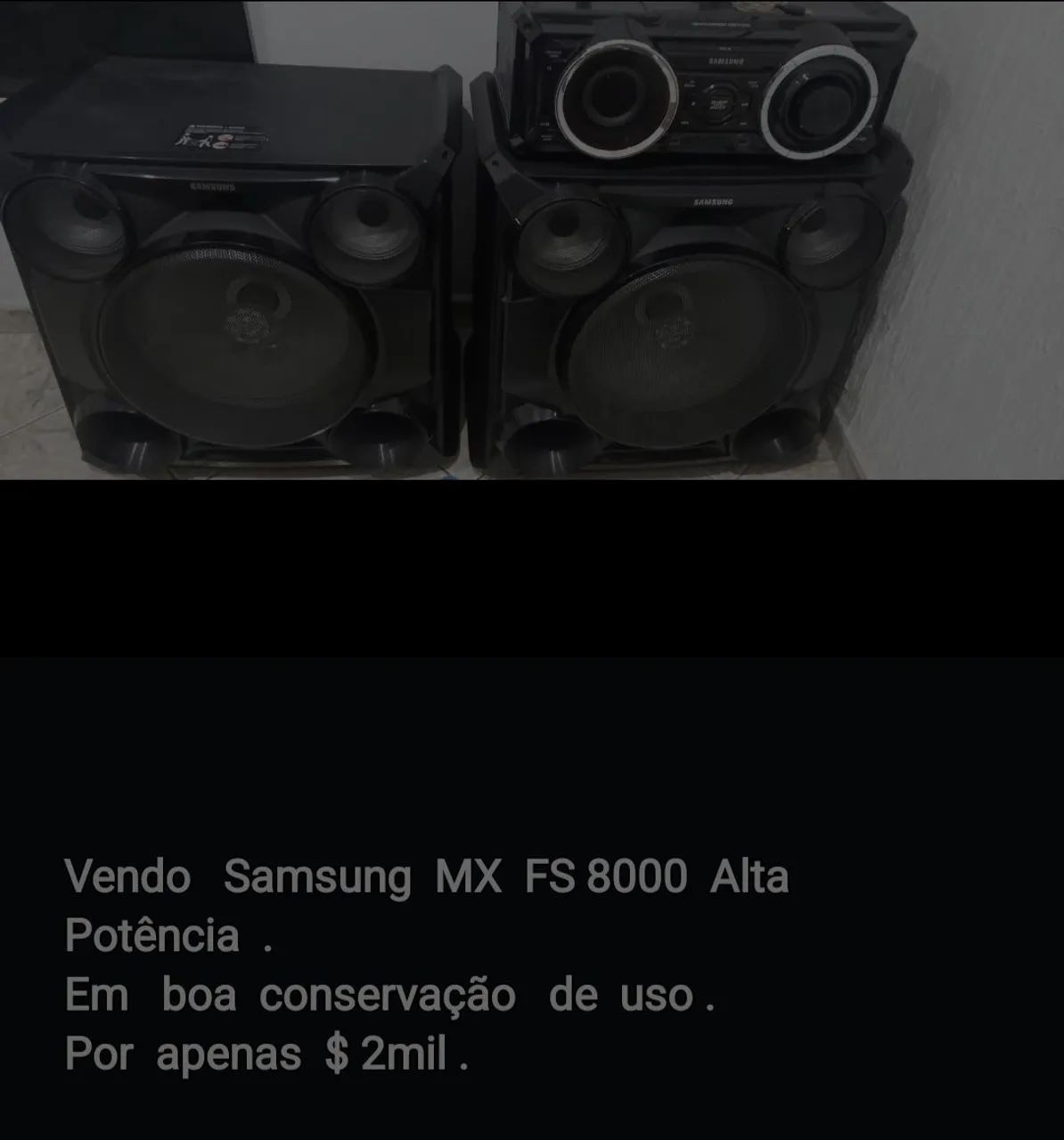 Som Samsung - MX FS 8000 0 POTENTE  - Foto 2