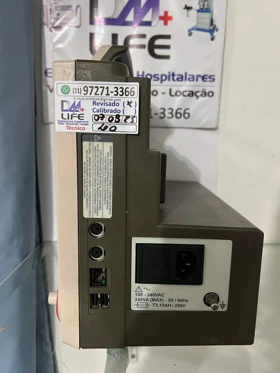 Monitor multiparametro Dixtal DX 2021 opcional de capnografia e ibp  - Foto 3