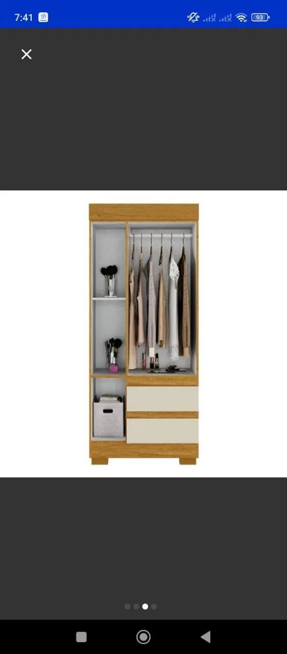 Guarda-Roupa 3 Portas com Espelho - Foto 2