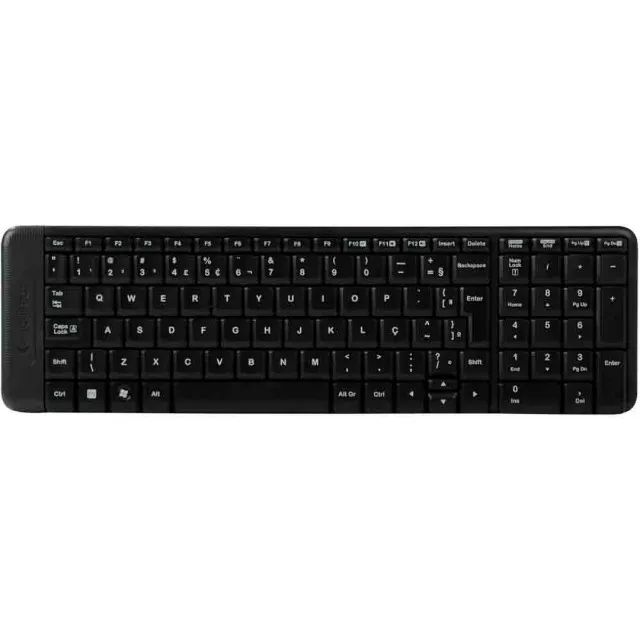 Combo Teclado e Mouse Logitech MK220 Sem Fio Black ABNT2 - Foto 3