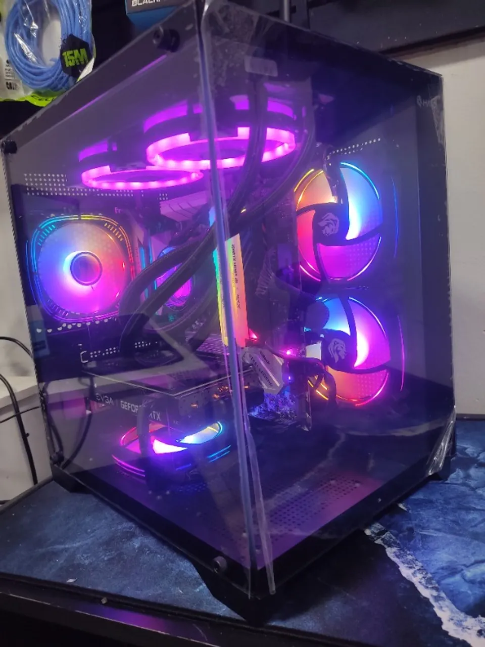PC Gamer am5 Ryzen 7 7700 + RTX 5060 Novo