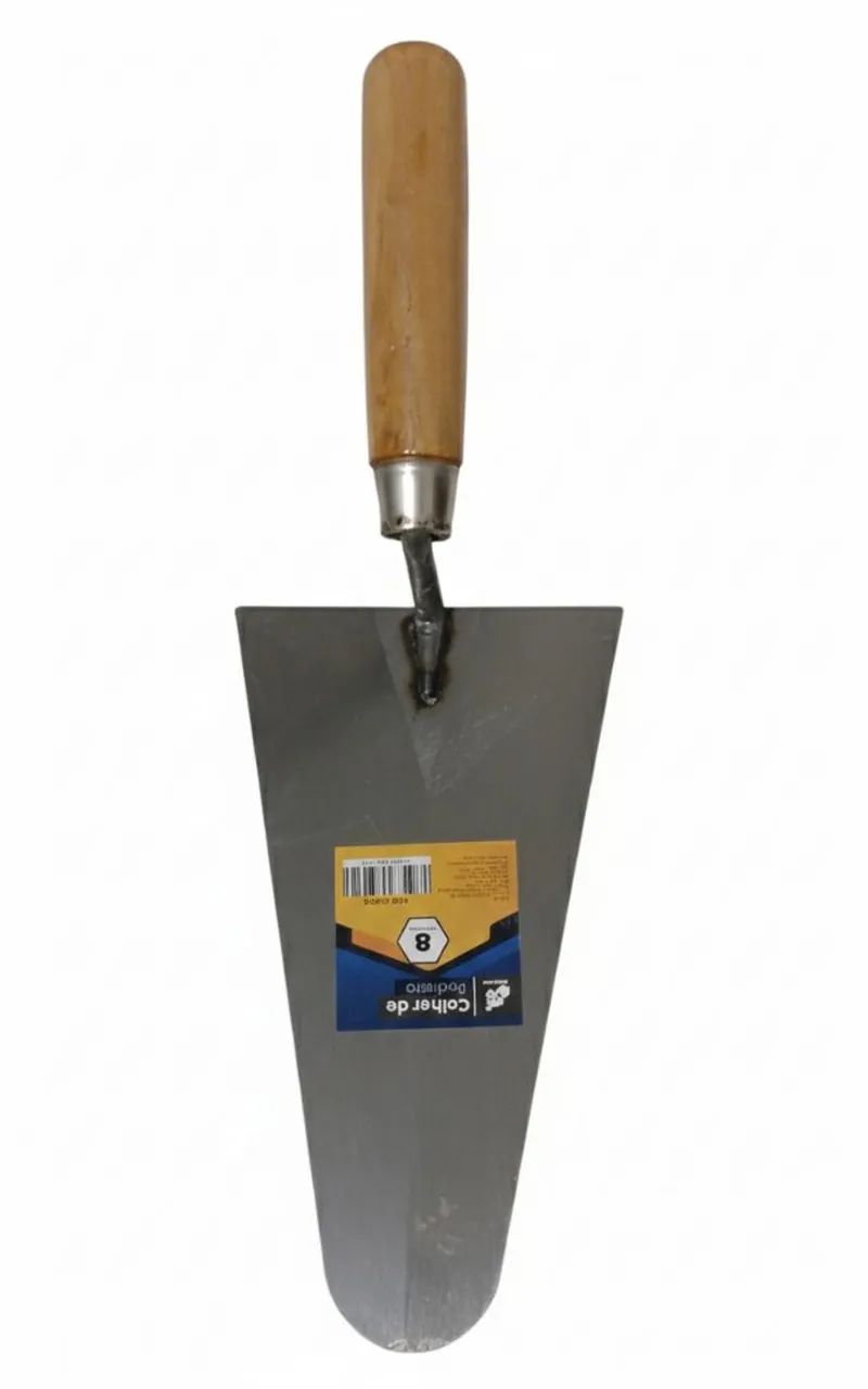 Kit para pedreiro 1 desempenadeira dentada, 1 colher e 1 espátula  - Foto 3