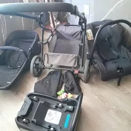 10-Piece Baby Stroller Kit + Baby Comfort Seat + Safety 1st Mobi Travel System Car Seat