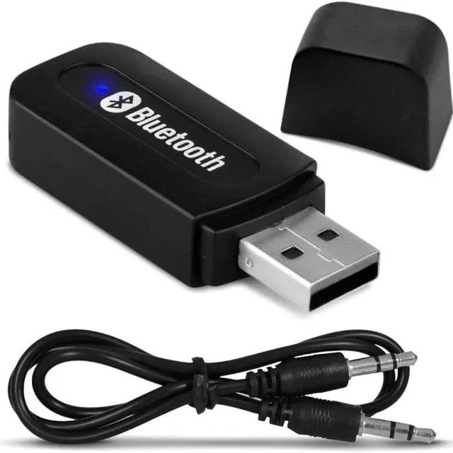 Adaptador Bluetooth Receptor Usb P2 Audio Stereo Musica Som