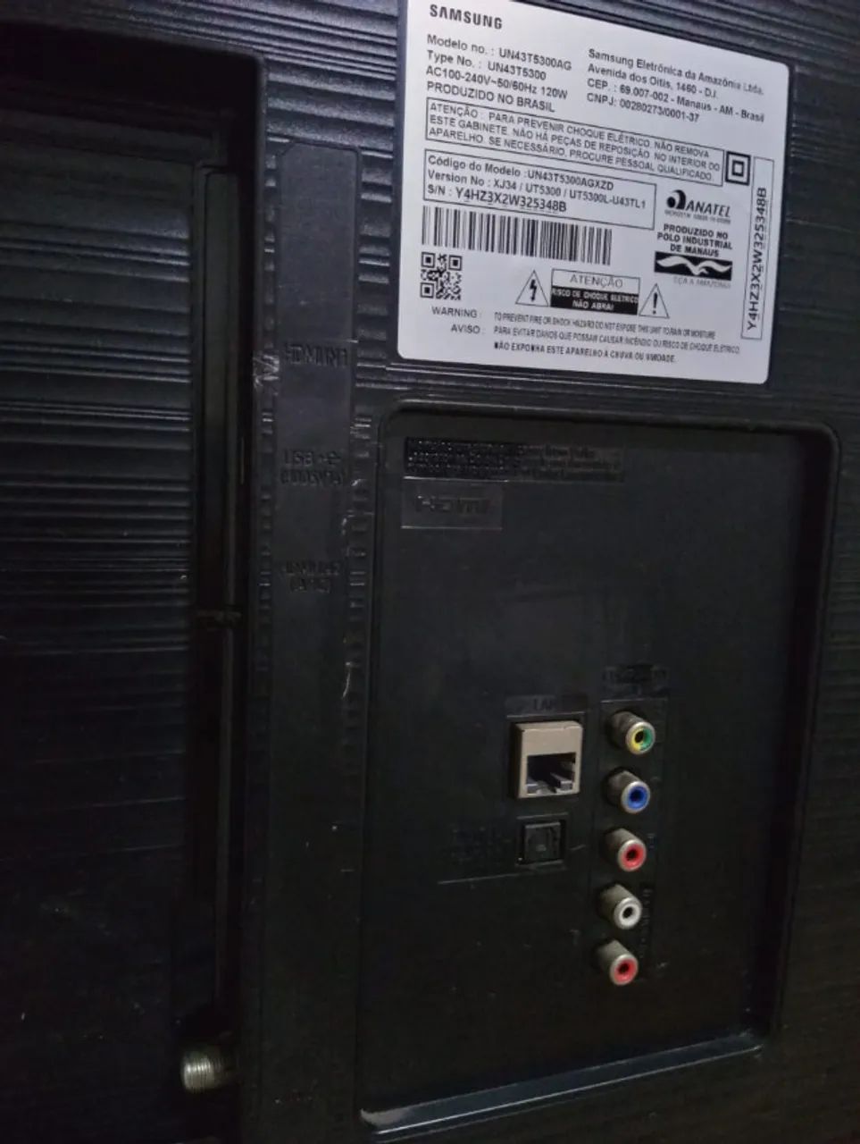 SMART TV 43" SAMSUNG TIZEN FULL HD - HDR - WI-FI - HDMI / USB - Foto 3