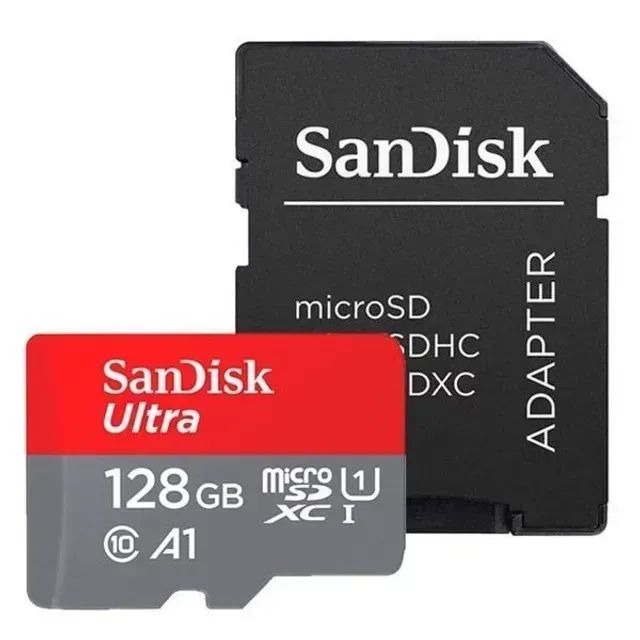 Cartão de Memória Micro Sd 128gb Sandisk Classe 1064617795137282122