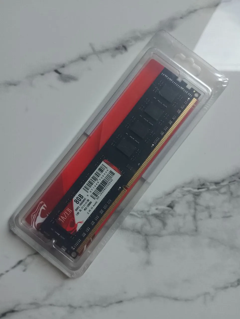 Memória RAM JAZER DDR3 8GB 1600MHz ( Promoção )