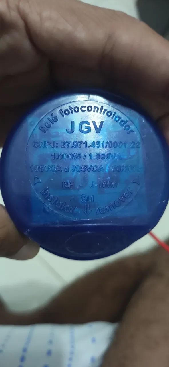 Relé Fotocontrolador JGV-1000