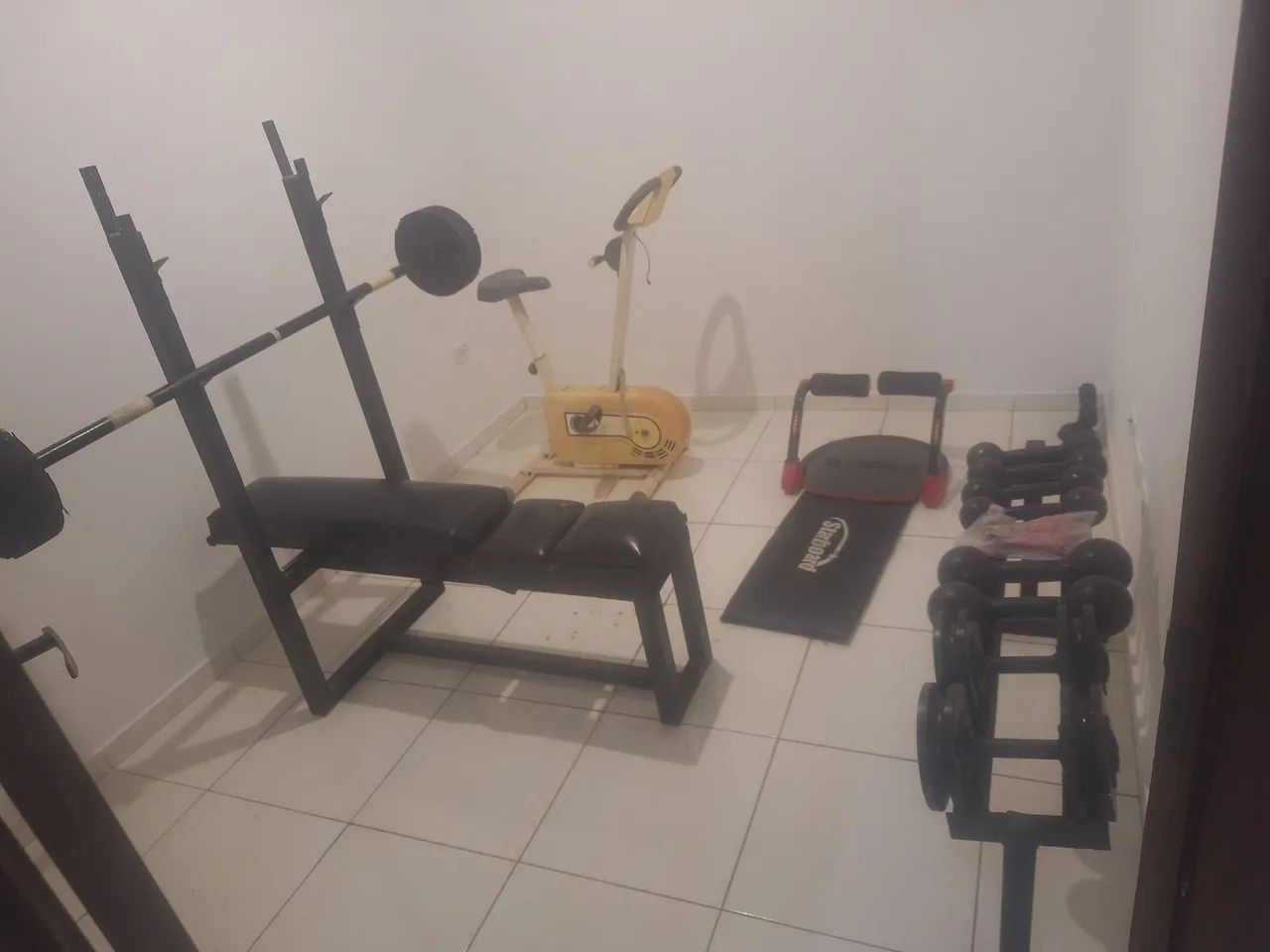 Equipamentos pra treinar em casa